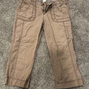 Maurices Tan and Cream Patterned Pants